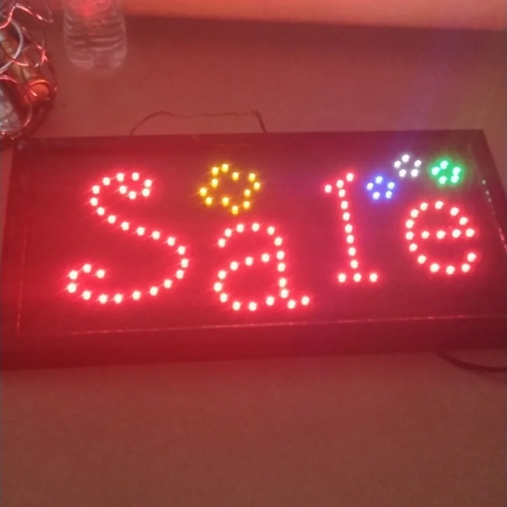 Lighted "For Sale"sign